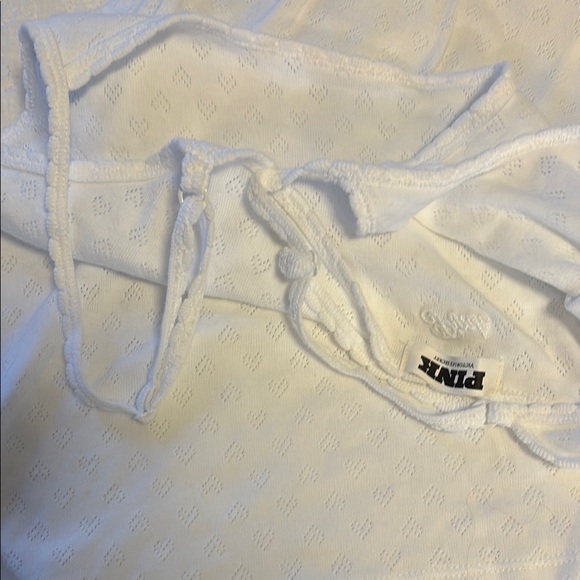 Women's White Intimate Set adjustable straps - Picture 6 of 6